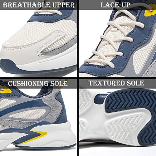 Mens Running Shoes Lightweight Athletic Walking Sport Tennis Shoes Fashion Sneaker Men's Lace-Up Sneaker 5