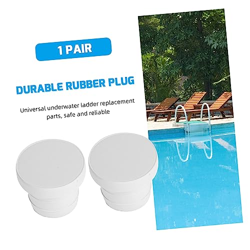 Topes de Escalera para Piscina Yardwe de Goma Beige miniatura 7