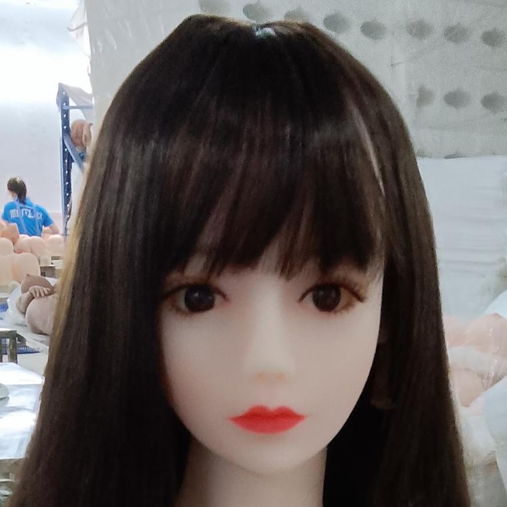 Amazon.co.jp: フィギュア ヘッド ウィッグ付きドールヘッド 等身大