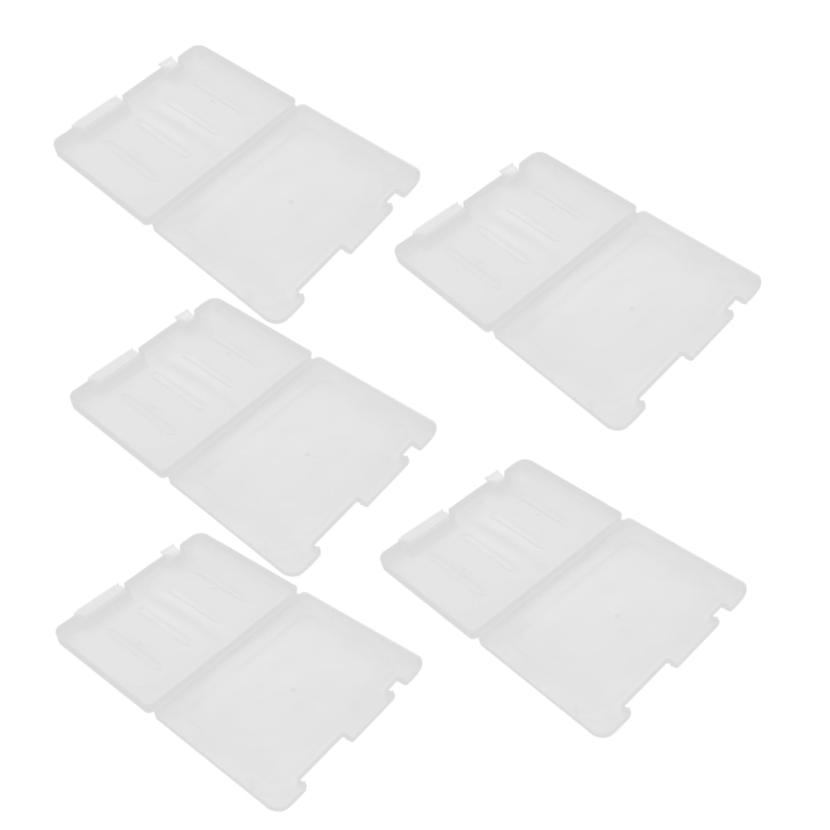 SEWACC 5pcs File Storage Box Certificate Organizer Protector File Holder Electronic Component Cases Postcards Case File Case Pictures Holder Case Photo Organizer Cases Card Holder Pp
