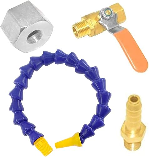 Miniatura 9 de Joywayus Tubo de manguera de agua de aceite refrigerante con base magnética ajustable de rosca 14PT