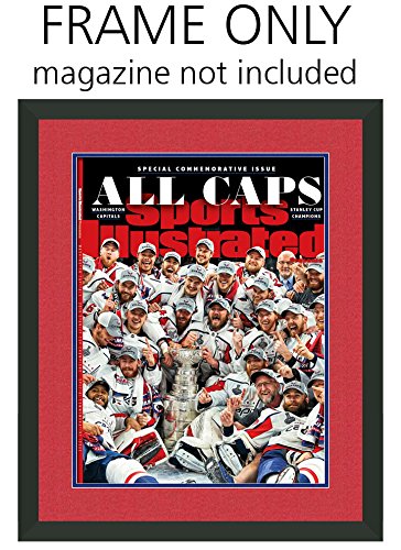 Sports Illustrated Magazine Frame - with Washington Capitals Colors Double Mat