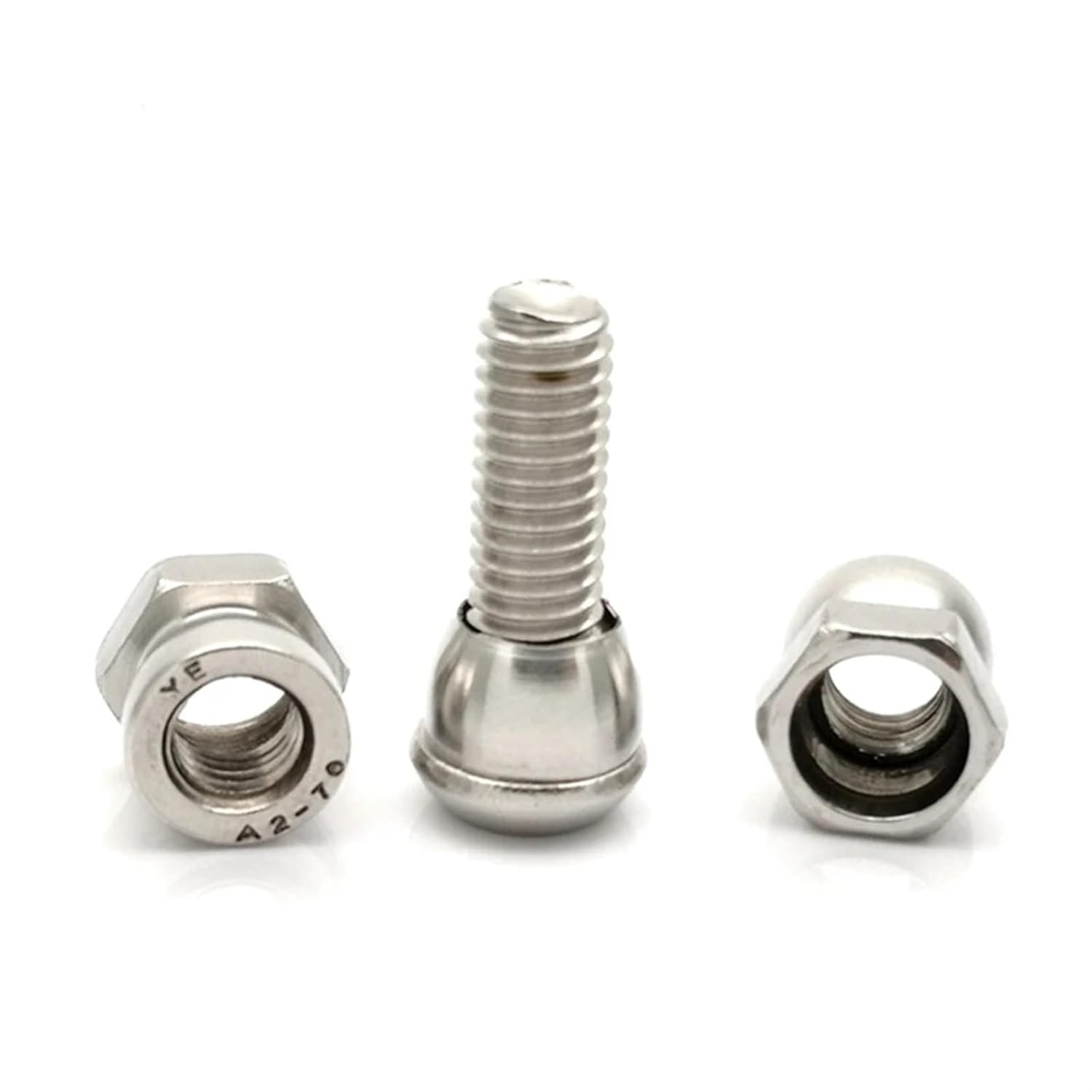 Zkensh-Bolts M6 M8 M10 M12 304 Stainless Steel Tamper Proof Shear Nut Breakaway Shear Security Nuts, Widely Used(M12-30 Pieces)