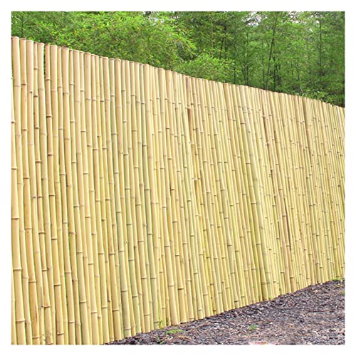 LVLDAWA Natürlicher Gerollter Bambuszaun, Umweltfreundlicher Lamellenzaun...
