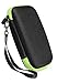 CaseSack case for ZOLEO Satellite Communicator, Black with Green Zip to Match ZOLEO, mesh Accessory Pocket, Large Handy case for More Accessories