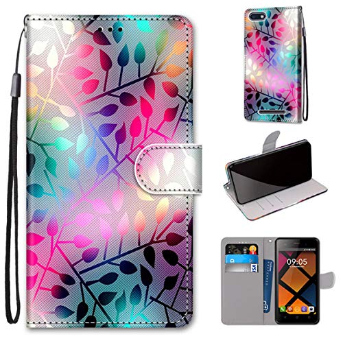 BQ Mobile BQS-5020 Strike Case, Gift_Source Slim Protective Wallet Phone Case PU Leather Flip Kickstand Cover with Card Slots Cash Pocket & Wrist Strap for BQ Mobile BQS-5020 Strike 5.0" [Pattern 03]