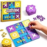 Interaction parent-enfant : Ce jeu de société familial est idéal pour jouer ensemble. Lors de ces parties de Tic-Tac-Toe, les enfants s’amusent et la famille est renforcée, créant ainsi des moments chaleureux et mémorables
