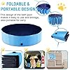 YASITY-Dog-Pool-Foldable-Pet-Swimming-Pool-Outdoor-Bathing-Tub-Kiddie-Pool-with-Protective-Lining-PVC-Collapsible-Pool-for-Medium-Dogs-Cats-and-KidsL-48X12 YASITY Dog Pool - Foldable Pet Swimming Pool for Dogs, Cats, and Kids!