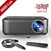 Produktbild Beamer, Video Projektor 1080P Full HD Native +80% Helligkeit LED 50,000 Stunden für Office Powerpoint Präsentationen Heimkino unterstützt HDMI VGA Y.Pb.Pr AV USB Geräte