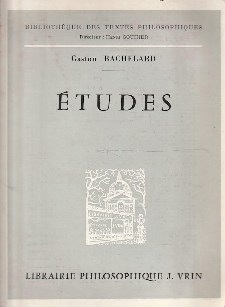 Etudes (Bibliotheque Des Textes Philosophiques - Poche)