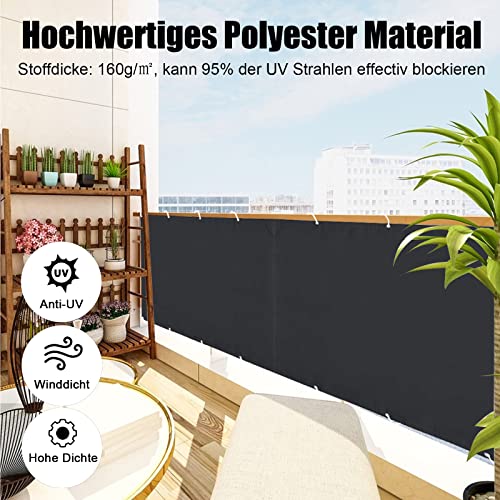 Zichaojia PES Balkon Sichtschutz – Bild 3