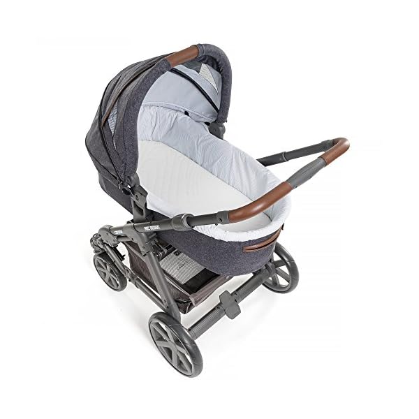 Alvi Kinderwagen-Matratze Tencel & Dry 75x33 cm - Matratze für Kinderwagen Babywanne mit Funktionsbezug mit Nässeschutz… – Bild 7