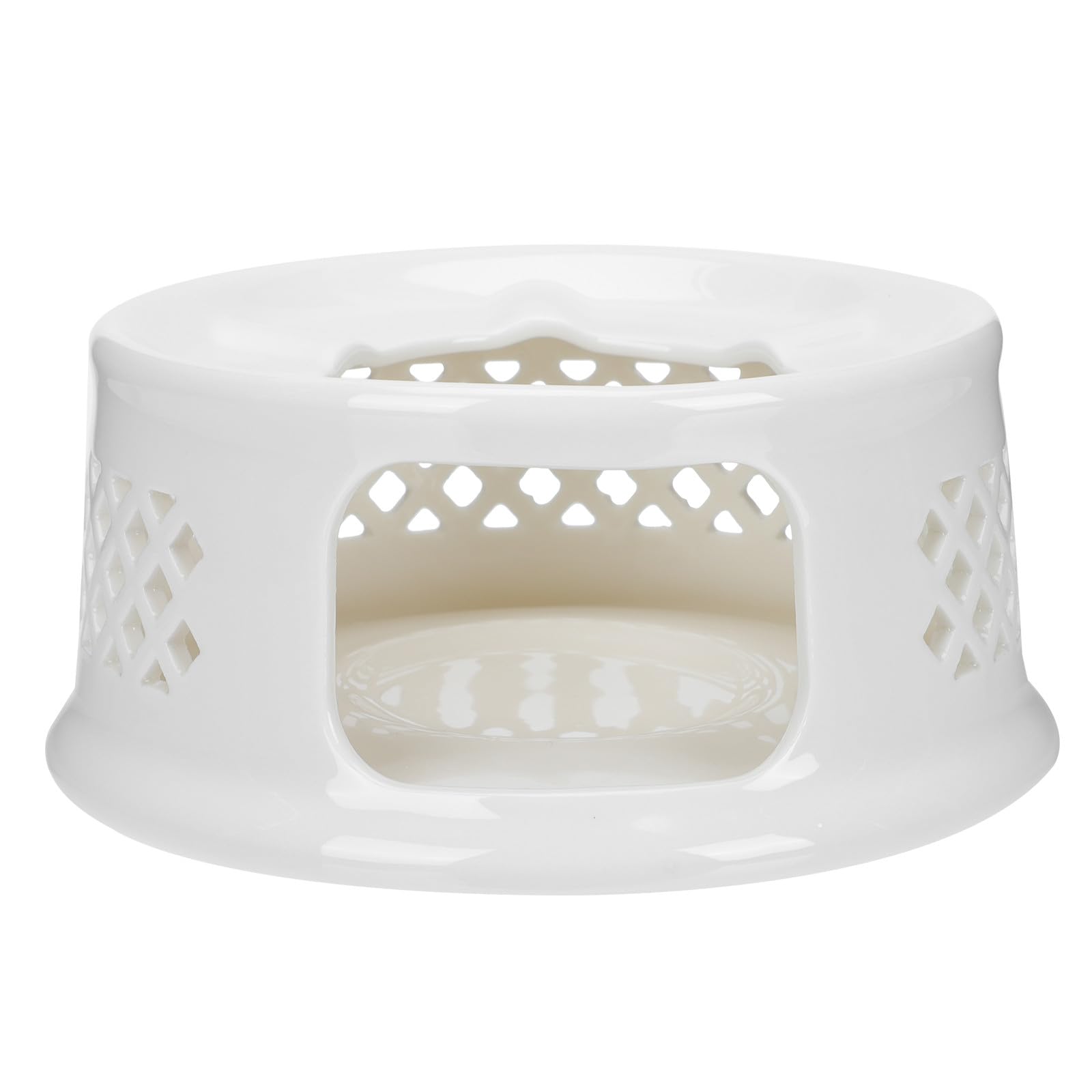 Chauffe-théière en céramique blanche pour éviter que votre thé ne refroidisse