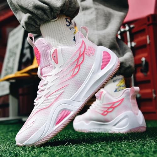 Hmhnsya Tênis De Basquete Masculino Tênis Respiráveis Tênis De Basquete Feminino Botas De Basquete D