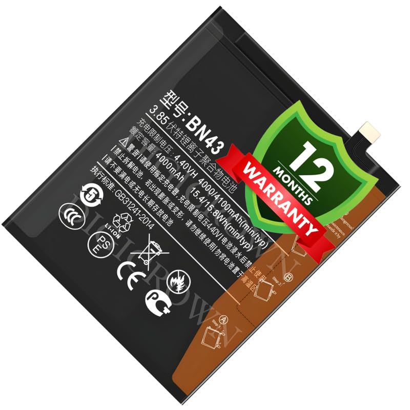 Image of Original BN43 Battery Compatible for Xiaomi Redmi Note 4 - (4100mAh) - 1 Year Warranty DF7