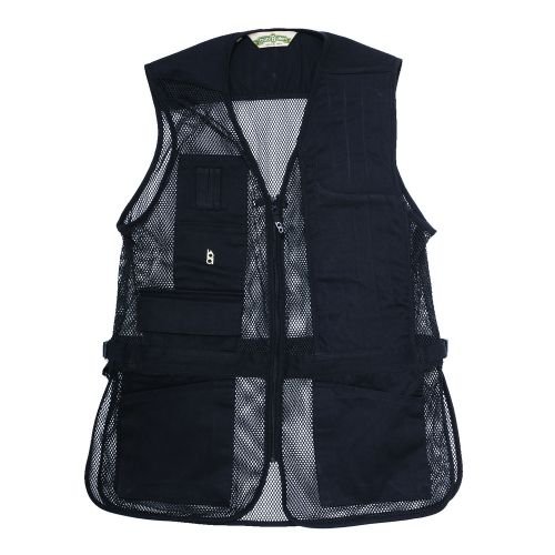 Bob-Allen Shooting Vest, Left Handed, Black, Small
