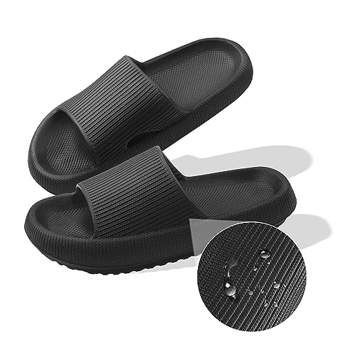 Zapatos Dama, Shoes MCSWKEY Pantuflas para Baño, Zapatillas de EVA Super Suaves Antideslizantes y Suela Gruesa, Pantuflas de Baño para Hombre y Mujeres, Zapatillas de...