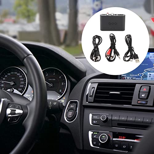 Mini transmissor receptor sem fio 5.0 NFC adaptador de áudio para alto- do carro ajustável efeito de