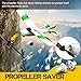 VOLANTEXRC RC Plane Trainer 3CH Remote Control Airplane with Prop Saver, 6-Axis Gyro Stabilizer & 3 Modes to Fly, Hobby Radio Controlled Aircraft RTF for Beginners, Adults (400mm,Green)
