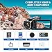 OLESIT Camcorder Video Camera 2.7K Full HD 42MP Camcorder for YouTube 3.0 Inch IPS Screen Vlogging Camera 16X Digital Video Camera Recorder with Remote Control, Lens Cap and 2 Batteries
