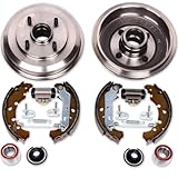 LIEFERUMFANG: 2 x Bremstrommel (links + rechts) 1 x Bremsbackensatz (4 Bremsbacken) 2 x Radbremszylinder (links + rechts) 1 x Zubehörsatz Bremsbacken 2 x Radlagersatz