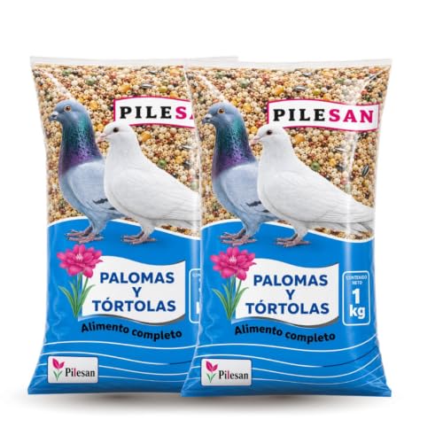 Comida para Palomas y Tórtolas Pack de 2 x 1 kg | Mixtura de Semillas