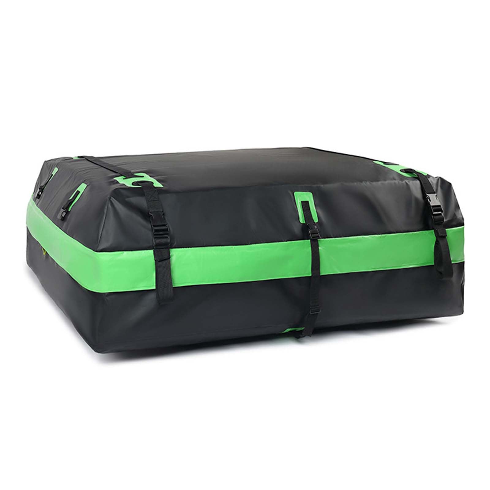 Borsa impermeabile per tettuccio auto, con 4 ganci per porta, 2 cinghie extra, tappetino antiscivolo, borsa per il trasporto, borsa nera per il tetto adatta a tutti i veicoli con o senza portapacchi,
