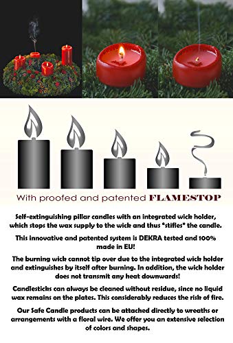 Hyoola-Ivory-Pillar-Candles-2-inch-x-4-inch-24-Pack-Unscented-Bulk-Pillar-Candles-European-Made Hyoola-Ivory-Pillar-Candles-2-inch-x-4-inch-24-Pack-Unscented-Bulk-Pillar-Candles-European-Made