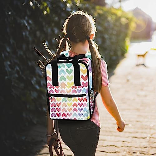 Sacs à dos pour garçons et cartable en forme de cœur de dimensions 35.5x26x12 cm