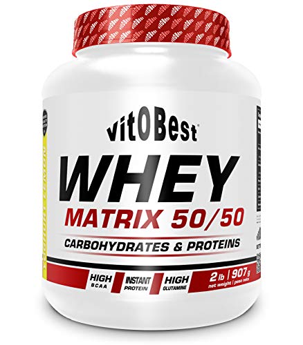 WHEY MATRIX 50/50 2 lb FRESA - Suplementos Alimentación y Suplementos Deportivos - Vitobest