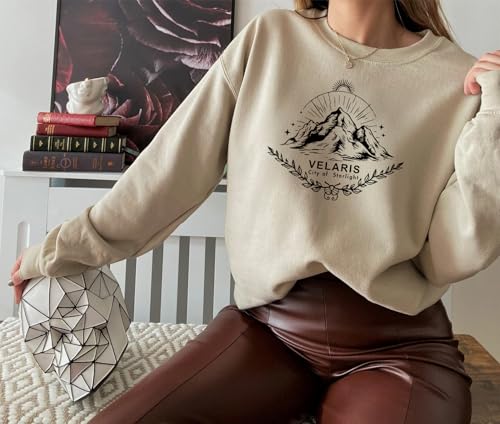 Velaris Tshirts & Sweatshirt, Velaris City Of Starlight Sweater, Throne Glass Sweatshirt, Acotar Shirts, Sarah Maas T-Shirts, Gift For Book Lovers, Reading Gift3