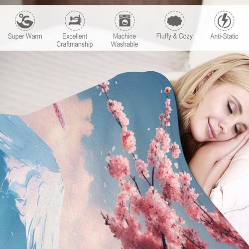 Couverture style japonais impression 3D flannel 130x180cm - 6