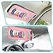Trinkrittey CD Holder for Car Visor, Vehicle Sun Visor Organizer Large Capacity with 12 DVD Storage Sleeves 1 Mesh Pocket 1 Pen Holder and Elastic Strap