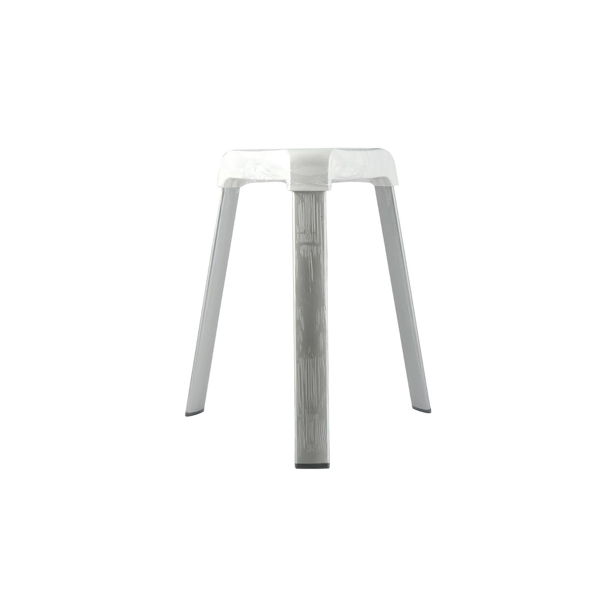 Well Home Asistencia domiciliaria: Asiento de Ducha Tipo :Taburete de Ducha, Aluminio y Polipropileno, Ideal Asistencia de Mayores