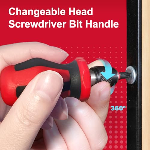Image of Geinxurn 3Pieces Magnetic Changeable Head Manual Screwdriver Holder