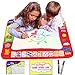 Ehdching Aqua Magic Water Doodle Mat 4 Color Boys Water Magic Drawing Board Kids Educational Toy with 2 Magic Drawing Pens for Girls Toddlers Kids Children 31.5" x 23.6 (Original Package)
