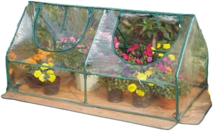 Zenport SH3212A Garden Cold Frame Greenhouse Cloche for Easy Access Protected Gardening