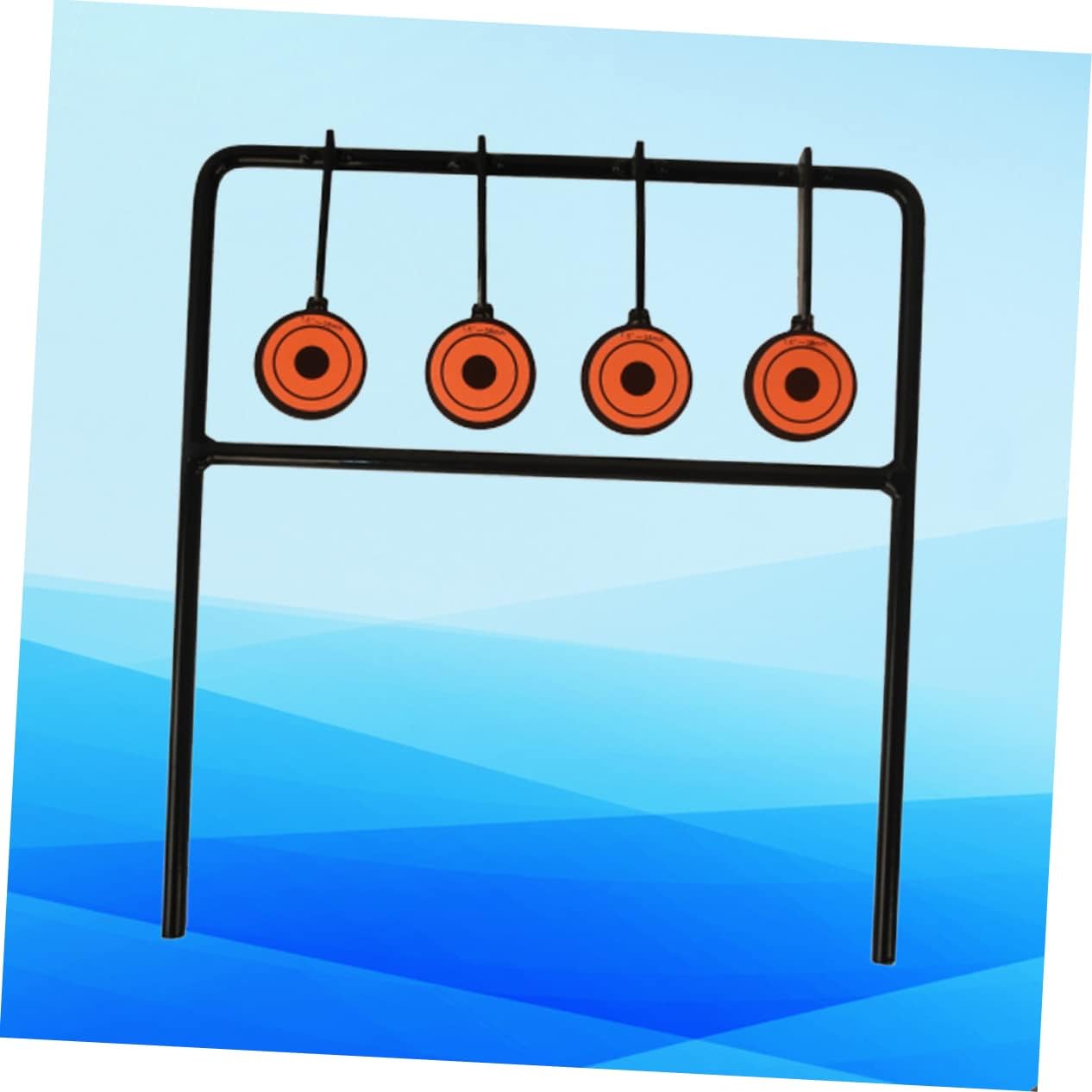 Four Head Iron Shooting Targets for Outdoor Hunting Practice Lightweight Game for Eye Coordination Family Fun Activities