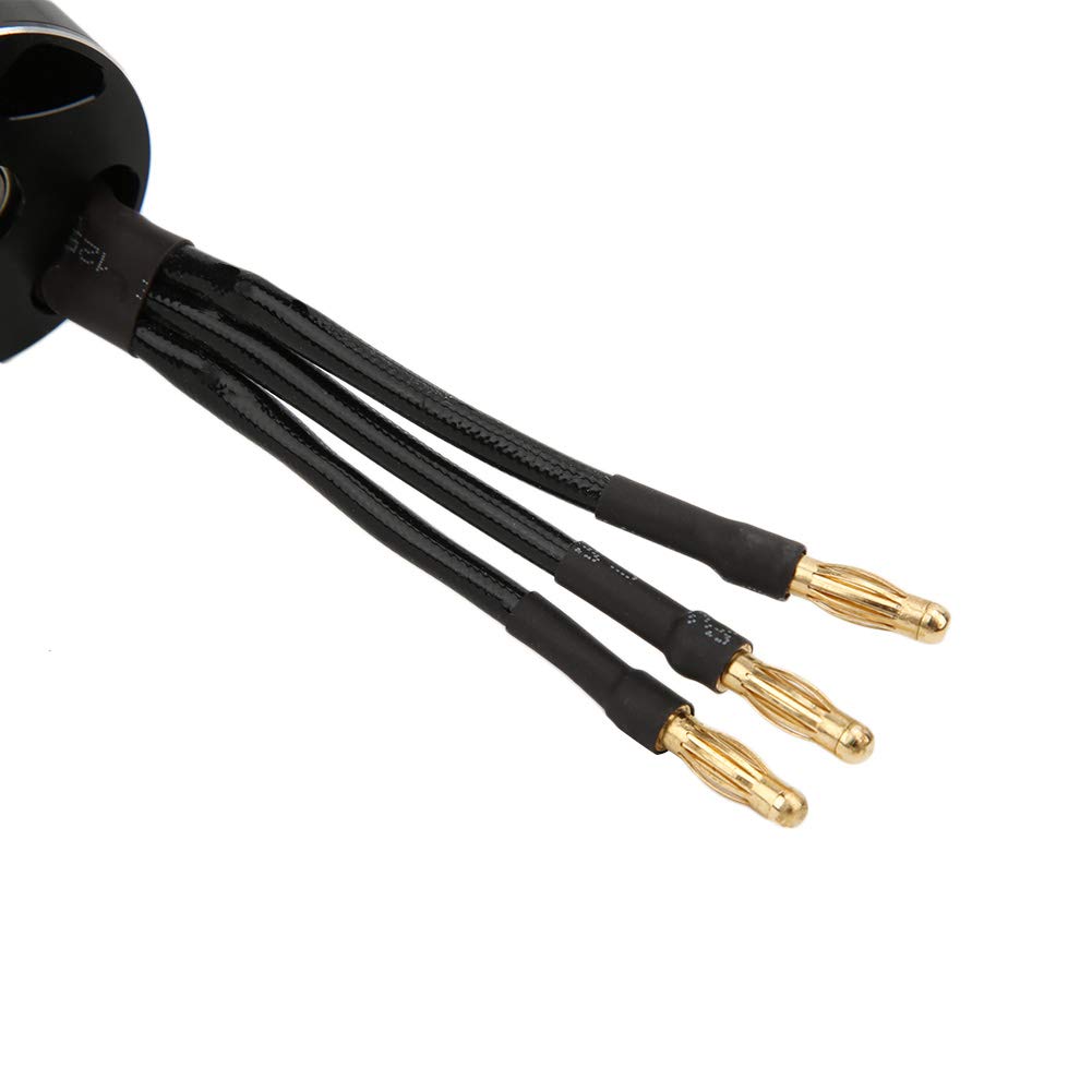 Drfeify Motor de Barco RC, Motor sin Escobillas de 2650 KV con Diseño de Alto par, Potencia de 1600 W para Barcos de Control Remoto y Coches RC de Alta Potencia