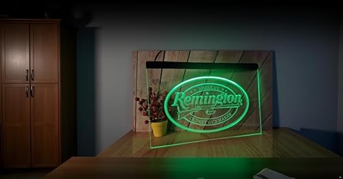Miniatura 4 de Remington - Luz LED de neón para pared, decoración de pared, para dormitorio, bar, fiesta, Navidad, boda, noche (15.7 x 11.8 pulgadas)