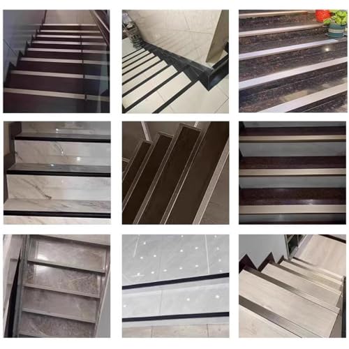 Protector de borde de escalera para evitar resbalones y reparar peldaños 5