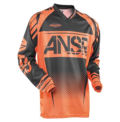 Answer Racing A17.5 Syncron Men's Off-Road Motorcycle Jerseys - Orange/Black/Large