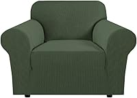 Vista 99 de H.Versailtex - Fundas elásticas para sofás/sillones, fundas para sofás de sala de estar, cubierta para sofá de 3 cojines, con tela jacquard gruesa a