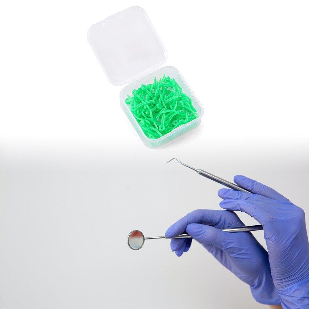 Cuneo di Fissaggio Dentale Zeppe Diastemati 400 Pezzi con Foro per Restauro Dentale