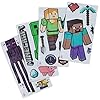 Paladone Minecraft-stickers, verwijderbare vinylmuurstickers, 4 vellen