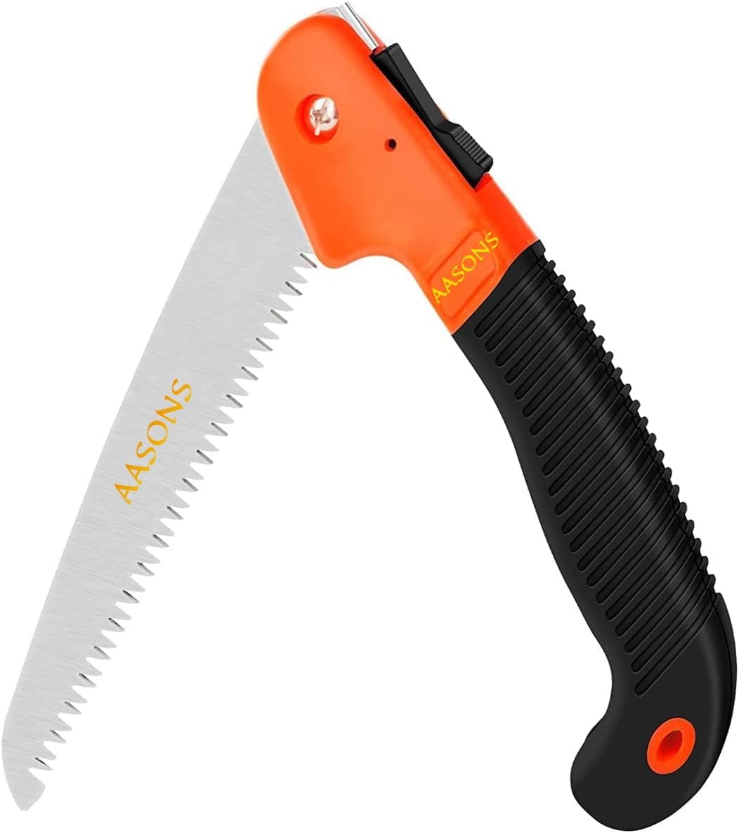 AASONS Heavy Duty Plant Cutter - Outdoor Hacksaws, 18 cm Steel Blade, Folding Saw for Patio Repair & Travel Camps-image-2