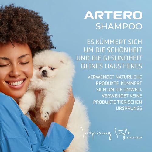 Artero Baby Shampoo 300 ml – Sanftes Welpen‑Shampoo für Hunde und Katzen, Sehr mild, Für empfindliche Haut, Pflegt, nährt und verleiht Glanz