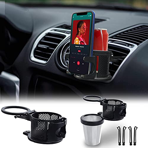 EcoNour car Cup Holder and Cup Phone Holder for car | Automotive Cup Holders | car Vent Phone Holder Mount and car Drink Holder