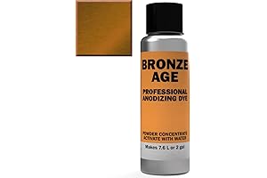 Professional Anodizing Dye for Aluminum: Create Dazzling Bronze Finishes