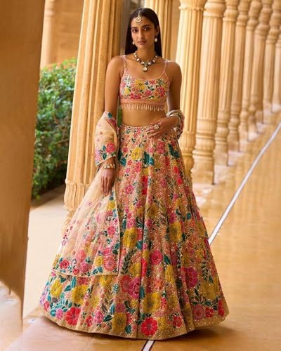 new indian Ready to Wear Bollywood Style Bridal-Wedding-Parties Lehenga Choli for Indian Women's And Girl's F127234